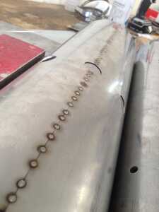 Combustion chamber tack