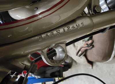 1954 bsa a10 golden flash frame number 83639