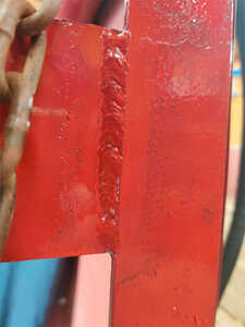 Second uphill weld Second uphill weld