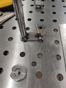 FUB Left tacked up FUB Left tacked up