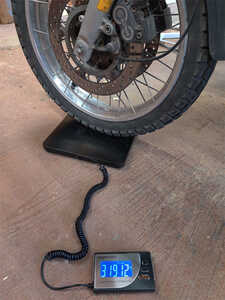 Front Tire Empty Rig