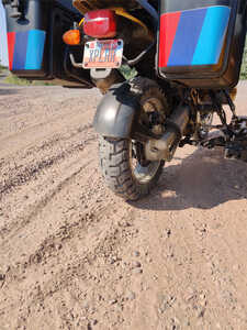 Rear dirty tire Rear dirty tire