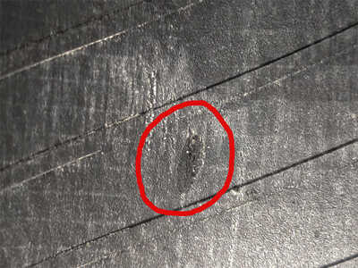 Scuff Close Up Scuff Close Up
