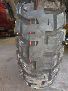 Rear tire 360 miles wear Rear tire 360 miles wear